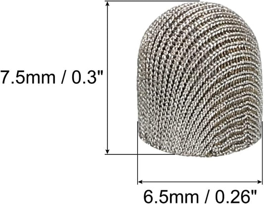 MECCANIXITY 12pcs 6.5mm Stylus Pen Fine Tips Conductive Fiber Capacitive Touch Screen Pens Tip Universal Replacement