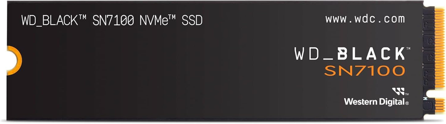 WD_BLACK 2TB SN7100 NVMe Internal Gaming SSD Solid State Drive - Gen4 PCIe, M.2 2280, Up to 7,250 MB/s - WDS200T4X0E [New Version]