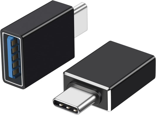 USB C Male to USB A Female Adapter (3 Pack),USB 3.2 GEN2 10Gbps High-Speed Data PD 60W Fast Charging for iMac,MacBook Pro/Air,iPhone 16 15,iPad,Microsoft Surface,Samsung Galaxy S24/23/22,etc.