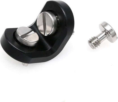 L Shaped Angle Bracket 3/8"-16 1/4" Corner Brace Joint Mounting Extension Adapter for Teradek Wireless System ARRI Sony RED Camera Monitor Focus Motor