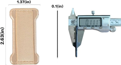 Phone Grip Holder for Hand, Universal Finger Strap Phone Holder, Finger Selfie Grip Compatible with Most Smartphones (Gold Purple) - 2Pack