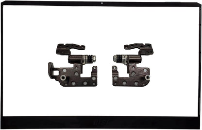 Replacement LCD Back Cover Rear Case Top Lid Hinges with Front Bezel for MSI GE76 GP76 Raider 11UG 11UH 11UE 12UG 12UE 9S7-17K314 MS-17K3 Series Laptop 3077K1A412 3077K1A412Y