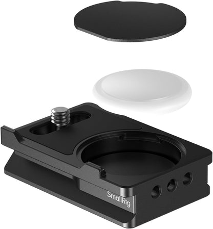 SMALLRIG Mount Plate for AirTag, Quick Release Camera Mount Baseplate for Arca-Type, Built-in EVA Pad, 1/4"-20 Screws, for FUJIFILM X-H2 / X-T4 / X-T5 / X-T50 / GFX 100S II / F8-X5M / X100V - MD5425