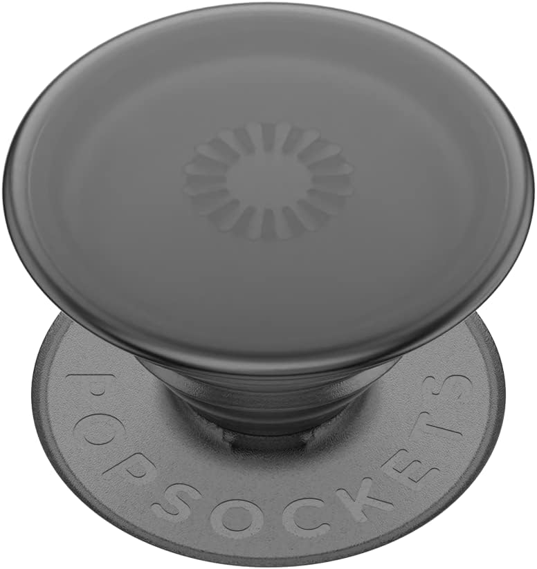 PopSockets Plant-Based Phone Grip with Expanding Kickstand, Adhesive Grip, Eco-Friendly - Translucent Black