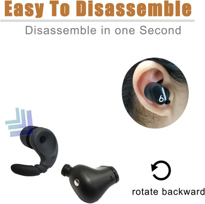 Silicone Ear Hook for Beats Studio Buds Ear Tips Replacement Earbuds Tips for Beats Earbuds 3 Pairs