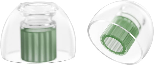 SpinFit W1 for IEM - M - Patented Medical-Grade Silicone Ear Tips, Double W-Shaped Tube Core, More Stability