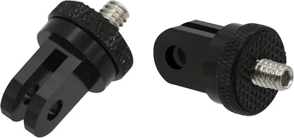 1/4 Inch Aluminum Metal Camera Mount Adapter, Conversion Camera Tripod Mount Compatible with GoPro Hero 13/12/11/10/9/8 Black,Other Action Cameras and Other Standard 1/4 Accessories（2 Packs）