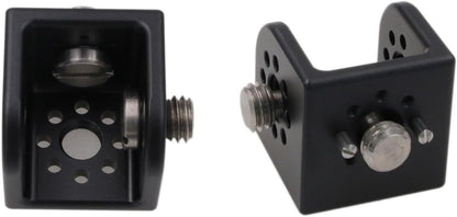 Block 3/8" Thread Bracket Lock Mounting Adapter for ARRI Sony RED Camera Lens Motor Teradek Wireless Black