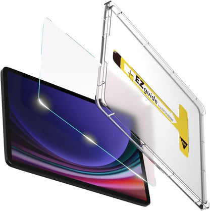 BELLEMOND Tempered Glass Screen Protector for Galaxy Tab S10 FE / S9 FE / S9 / S8 / S7 (10.9”/11”) | Blue Light Cut | EZ Guide Kit for Flawless Install | 10H | 1 Pack | Designed in Japan