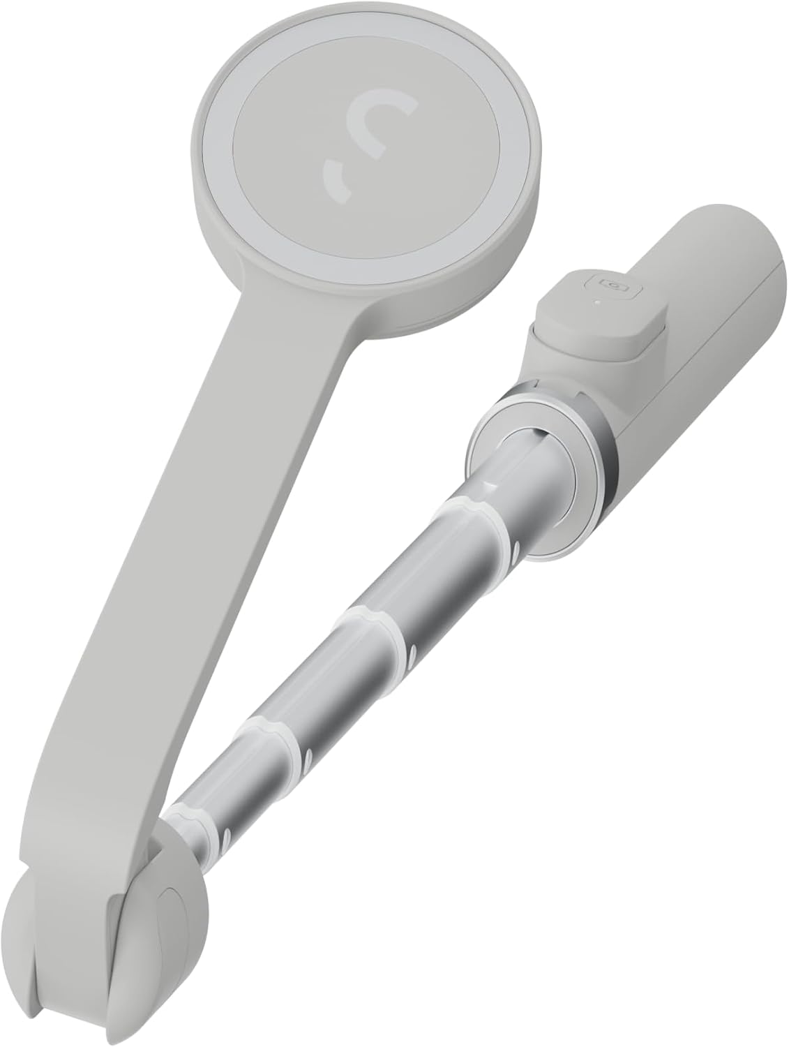 ShiftCam SnapStand Selfie – Magnetic Selfie Stick & Tripod – Compact, Foldable & Extendable with Tilt Head and Magnetic Bluetooth Remote (Stone, SnapStand Selfie)