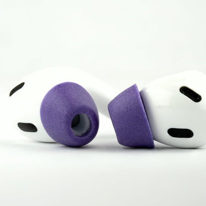 Comply TrueGrip MAX | Premium Memory Foam Replacement Earbud Tips for Apple AirPods Pro 1 & 2 | Long Lasting Comfort, MAX Durability, Secure Fit, Superior Noise Isolation| Purple (Medium) (1 Pair)