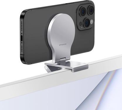 Stouchi Continuity Camera Mount for iMac, Desktop Monitor Compatible iPhone Webcam Mount with Mag-Safe