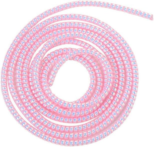 Spiral Cable Protector, 1.5m (4.92ft), Pink