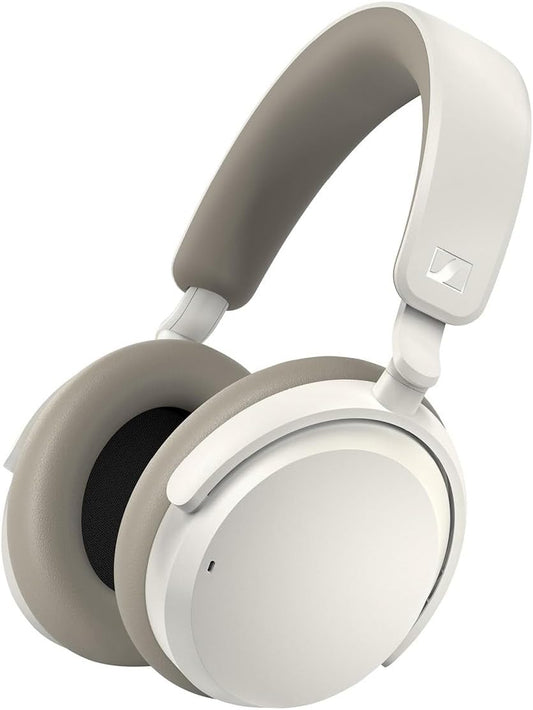 Sennheiser ACCENTUM Wireless Bluetooth Headphones - 50-Hour Battery Life, Audio, Hybrid Noise Cancelling (ANC), All-Day Comfort, White
