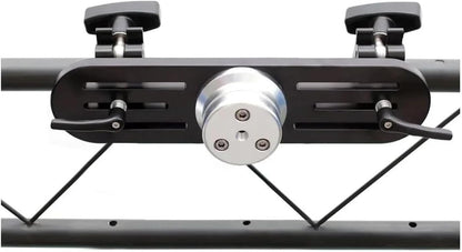 PROAIM Truss/Scaffold Connection Plates – Mitchell Mount. Rigging Adapters for Overhead Shots. for Wall Spreader Rod/Poles/Grids. 360° Swivel Clamps, Robust & Secure - 50kg Payload