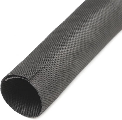 MGI SpeedWare Woven Mesh Split-Sleeve Wire Loom for High-Temperature Automotive Harness and Home Cable Management - 25 feet (1.25")