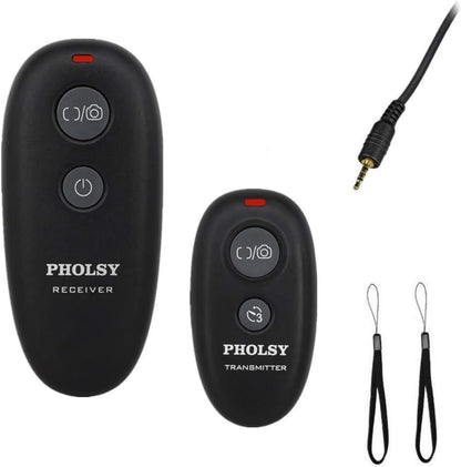 PHOLSY Wireless Shutter Camera Remote Release Control for Panasonic S5, S1H, S1R, S1M, S1, G95, G91, G90, G9, FZ1000 II, G80, G81, G85, GH5, GH6, G95, G7, GH7, GX8, G6, G5