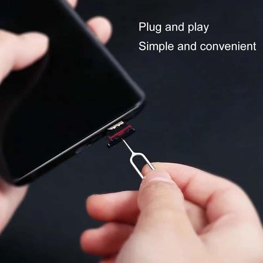 50 Pieces SIM Card Removal Openning Tool Tray Eject Pins Needle Opener Ejector,Compatible with iPhone X, 8 Plus, 8, 7 Plus, All Other iPhone Models, iPads, iPods, Samsung Galaxy Note/S/Edge/J Series
