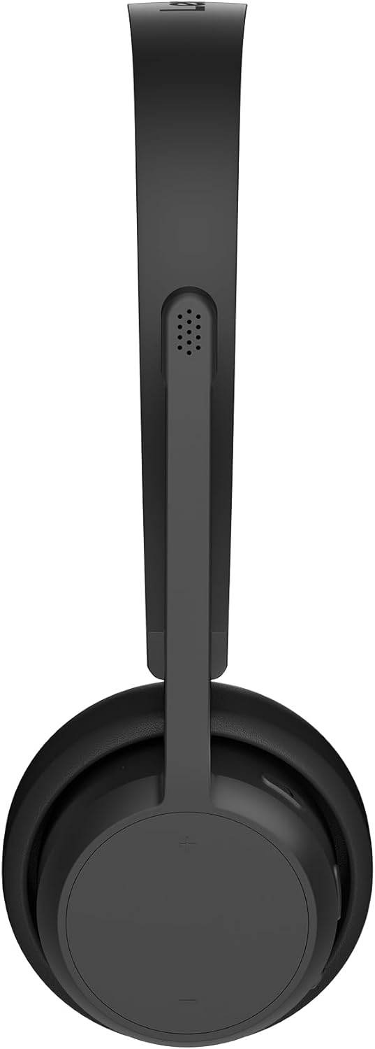 Lenovo Wireless Stereo Headset, Noise Cancelling Mic, Bluetooth 5.3 Multipoint, 31-Hour Talk & 60-Hour Playback, Lightweight 138g, Replaceable Earcups Over-Ear Comfort, Gaming, Office, & PC Use