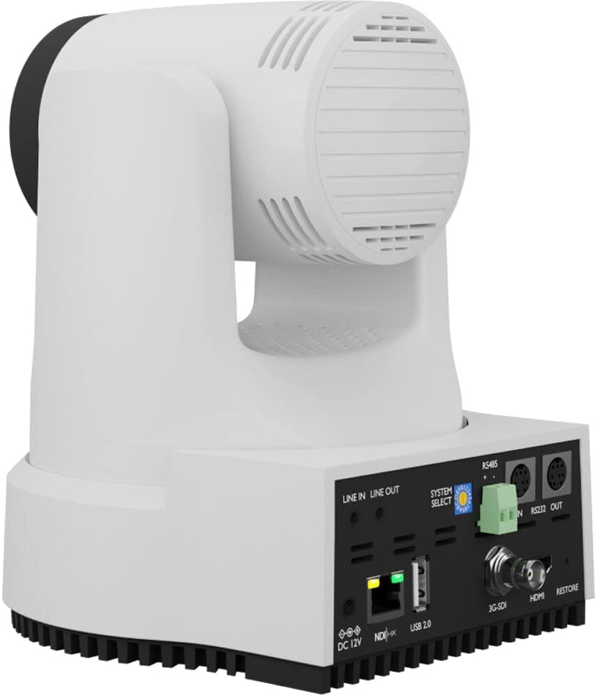 PTZOptics Move 4K SDI/HDMI/USB/IP PTZ Camera with 12x Optical Zoom (White) (PT12X-4K-WH-G3)