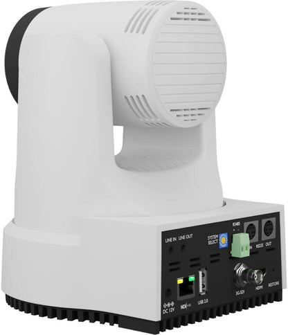 PTZOptics Move 4K SDI/HDMI/USB/IP PTZ Camera with 12x Optical Zoom (White) (PT12X-4K-WH-G3)