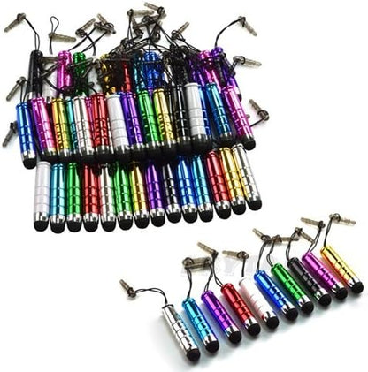 TCD 100 Mini Stylus Pen – Universal Capacitive Touchscreen Stylus with 3.5mm Jack Connector, Compatible with iPad, iPhone, Galaxy, Android Devices, Tablets & More