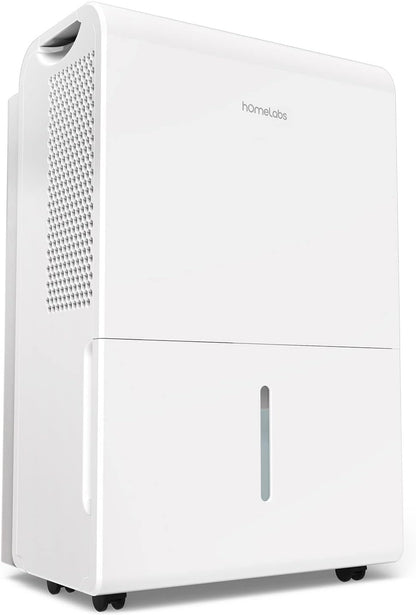 hOmeLabs 1,500 Sq. Ft White Dehumidifier for Medium to Large Rooms and Basements