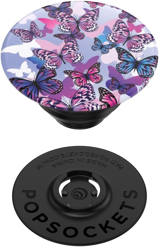 PopSockets Phone Grip with Expanding Kickstand, Adhesive Grip - Flutterby
