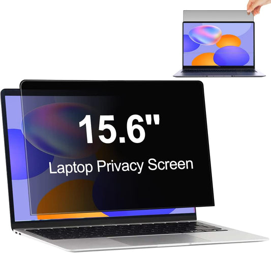 Laptop Privacy Screen Filters 15.6 Inch 16:9 Aspect Privacy Filter for 15.6 Inch Widescreen Laptop Anti-Scratch Protector Film for Data Confidentiality Anti-Glare Laptop Screen Protector