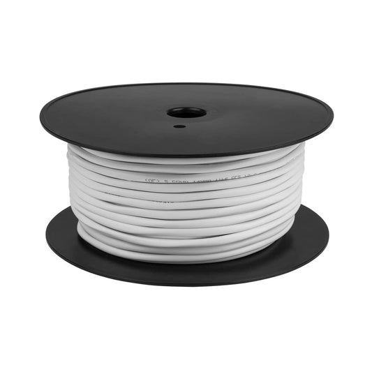 Speaker Wire - 99.9% Oxygen Free Copper – ETL Listed & CL3 Indoor Speaker Cable (16/2White, 200FT)