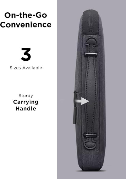 Lenovo Urban Laptop Sleeve 15.6 Inch for Laptop/ Notebook/Tablet Compatible with MacBook Air/Pro Water Resistant - Charcoal Grey