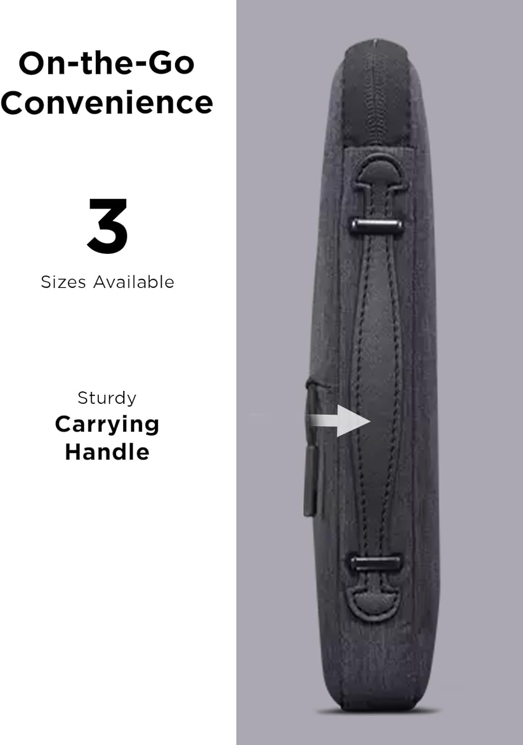 Lenovo Urban Laptop Sleeve 14 Inch for Laptop/ Notebook/Tablet Compatible with MacBook Air/Pro Water Resistant - Charcoal Grey