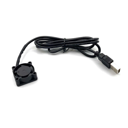 FainWan 2pcs USB 5V DC Fan 2510 Small 2 pin Cooling Cooler Computer 25mm X 10mm (25x25x10)