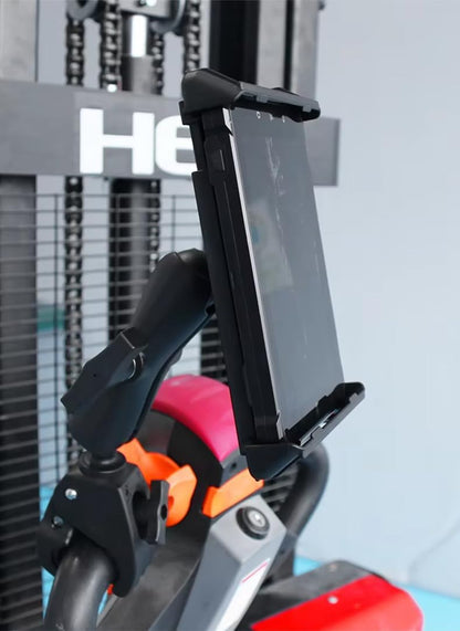 Strg Industrial Tablet Mount for 7.0" - 8.7" iPad/iPad mini Samsung Galaxy Tablets, Heavy Duty Tablet Holder Compatible with RAM B 1" and C 1.5" Size Round Ball Mounts Bases (Not Included Ball Mount)