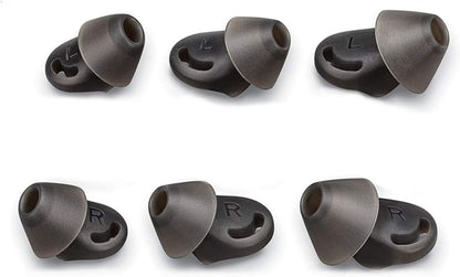 3pair Voyager 6200 UC Eartips Replacement,in-Ear Gels Kit for Plantronics Backbeat Go 410 Headphone SML-Black