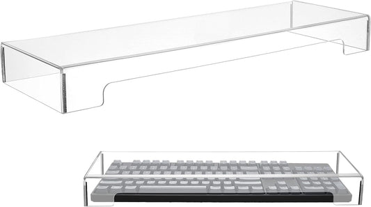 Cabilock Keyboard Cover Transparent Case- Proof: Monitor Storage Protector: Protector for Cat, in Touching - Bridge Standard Proof Accessories from Stand Size Acrylic Tablet Keyboard Dust Cover