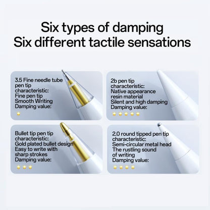 UPDENI Replacement Pencil Tips for Apple Pencil Tips,fine piont Pencil nibs fit for Apple 2nd 1st Gen USB-C,and Logitech Crayon Digital Pencil,iPod Pro Pencil 4 Pack Blue