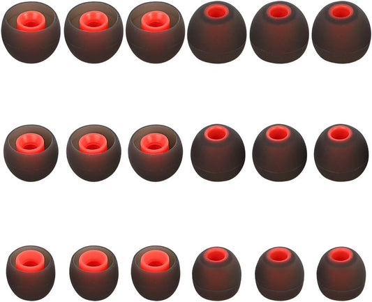 Brandless Silicone Earbud Tips Replacement Earbuds Cap Eartips Tips Eargels 9 Pairs SML