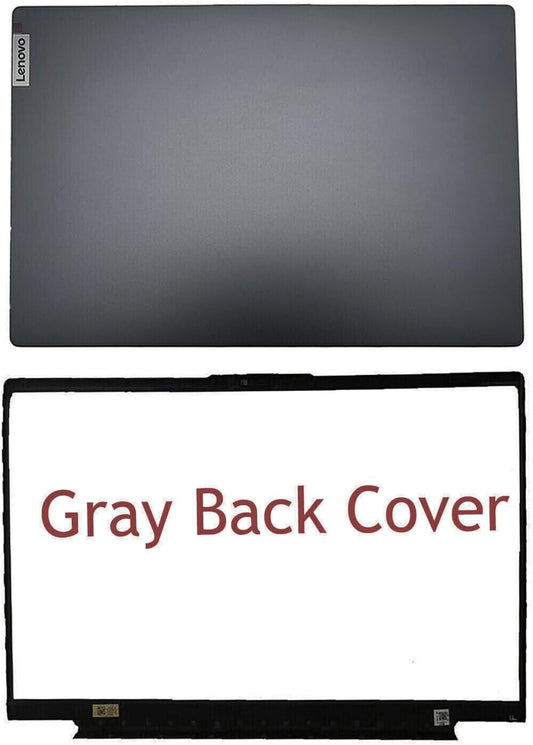 Replacement Laptop LCD Cover Back Rear Top Lid Hinges Front Bezel for Lenovo ideapad 5 15IIL05 15ARE05 15ITL05 15ALC05 5-15IIL05 5-15ARE05 5-15ITL05 5-15ALC05 5CB0X56073 5CB0Z31048 (Gray)