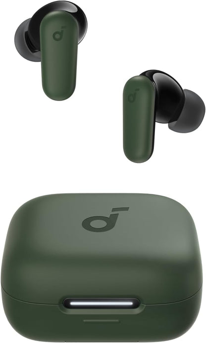 Soundcore P30i by Anker Noise Cancelling Earbuds, Strong and Smart Noise Cancelling, Powerful Bass, 45H Playtime, 2-in-1 Case and Phone Stand, IP54, Wireless Earbuds, Bluetooth 5.4 (Green)