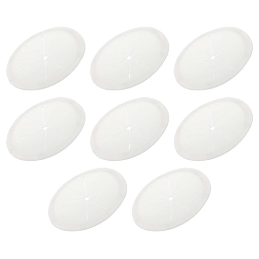 PATIKIL Desk Grommet 3-3/16", 4 Pcs Round Cable Grommet Cord Hole Cover with Adhesive Tape Flexible Table Wire Organizer for Office Home Table Countertop, Light Gray