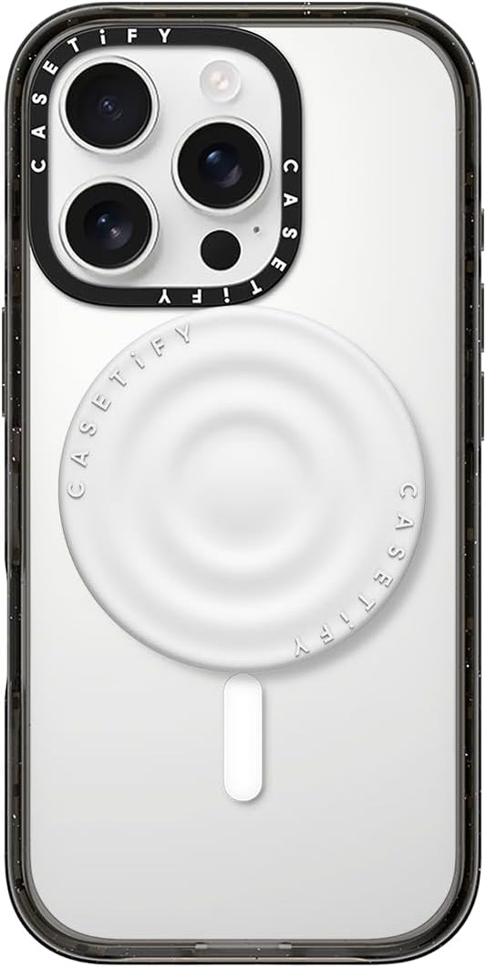 CASETiFY Snappy Ripple Grip Stand Compatible with Magsafe - White