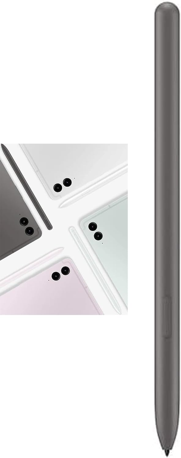 Galaxy Tab S9 FE S Pen [4096 Pressure Sensor] Replacement for Samsung Galaxy Tab S9 FE, Tab S9 FE+ Plus Tablet All Versions, Touch Stylus Pen with 5xTips/Nibs (Gray)