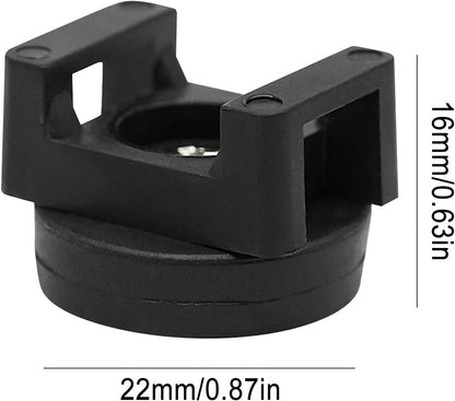 20Pcs Magnetic Cable Zip Tie Base, Multipurpose Cable Ties Mount Wire Clips Management Base,Heavy Duty Wire Cable Holder Supplies for Electrical Cable Wire Organization(Vertical Tension 3.5kg)