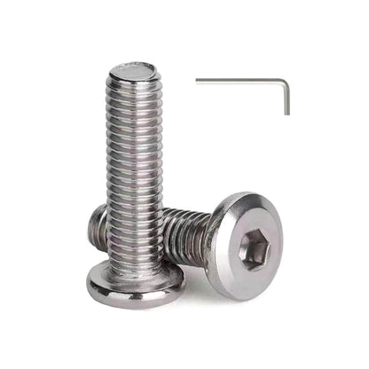 1/4-20 x 1-1/2" (20 Pack) Flat Head Hex Socket Cap Screws Bolts, 304 Stainless Steel 18-8, Hex Drive, Bright Finish, Fully Machine Thread