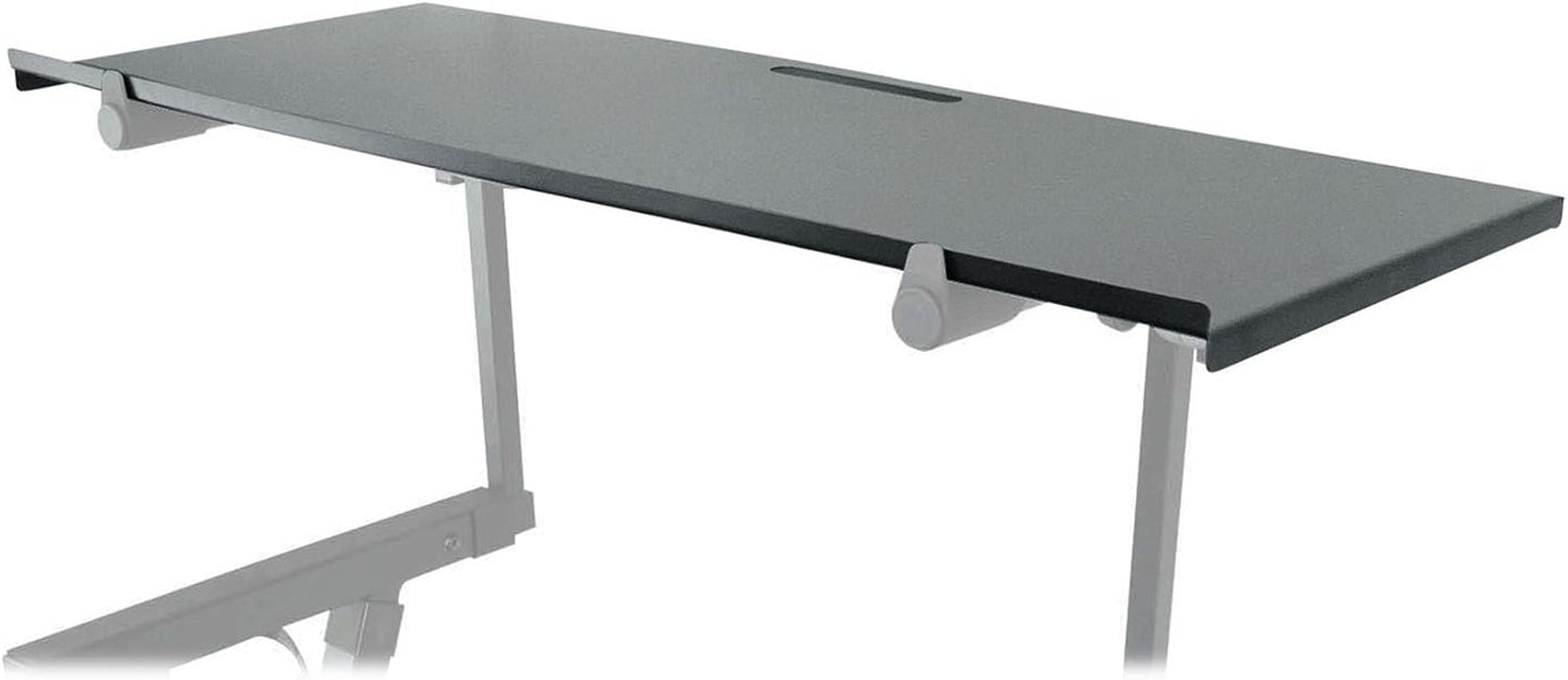 Rockville Z-SHELF Universal Shelf for Z-Stand and X-Stand, 35.4x13.78in Steel Platform, Foam-Padded Edge, Lightweight 7.3 lbs, for Musicians and DJs