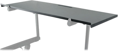 Rockville Z-SHELF Universal Shelf for Z-Stand and X-Stand, 35.4x13.78in Steel Platform, Foam-Padded Edge, Lightweight 7.3 lbs, for Musicians and DJs