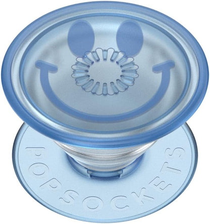 PopSockets Plant-Based Phone Grip with Expanding Kickstand, Adhesive Grip, Eco-Friendly - Happy Blues
