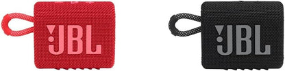 JBL Go 3 Portable Bluetooth Speakers (JBLGO3REDAM) and (JBLGO3BLKAM)