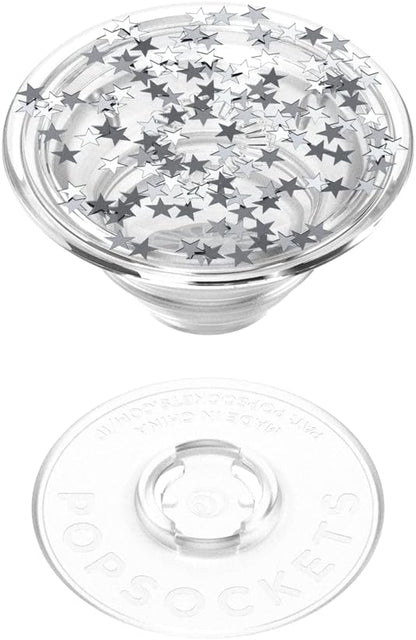 PopSockets Phone Grip with Expanding Kickstand, Adhesive Grip, Glitter PopGrip - Star Fire
